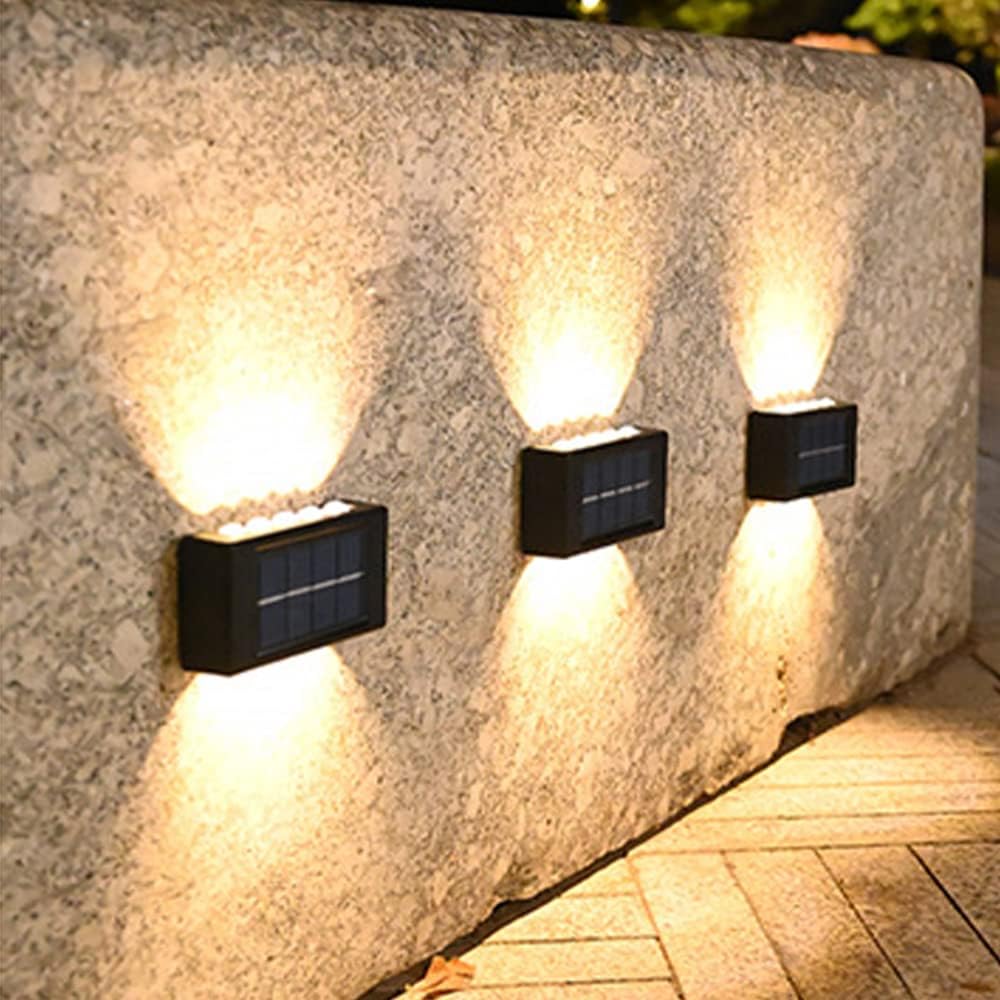 Lámpara Solar de Pared Arriba y Abajo — Decorativa IP65 Exterior